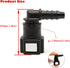HiSport Straight & Degree Fuel Line Hose Quick Release Connect - 7.89mm 5/16 T8 in Male&Female Nylon Push-On Connector...