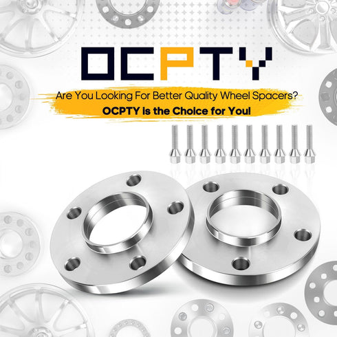 OCPTY 5x120 to 5x120 Wheel Spacers 15mm for 328i 5 Lug Hub Centric Wheel Spacers 72.56mm Compatible With M-Coupe/Roadster with Lug Bolts(12x1.5) f...