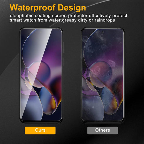 3 Pack Privacy Screen Protector for Motorola Moto G Stylus 5G 2024 With 3 Pack Camera Lens Protector, Anti Spy Tempered Glass 9H Hardness, Black P...