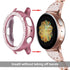 Moonshield MOOISVS for Galaxy Watch 3 Case 41mm Case, Bling Frame Protective Case Compatible for Samsung Galaxy Watch 3 (3 Packs, Rose Gold/Pink/G...