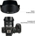 Tulip Flower Lens Hood for Canon RF 50mm f/1.8 STM on EOS R6 R5 RP R Camera, Reversible Lens Shade Replace Canon ES-65B Lens Hood, Compatible with...