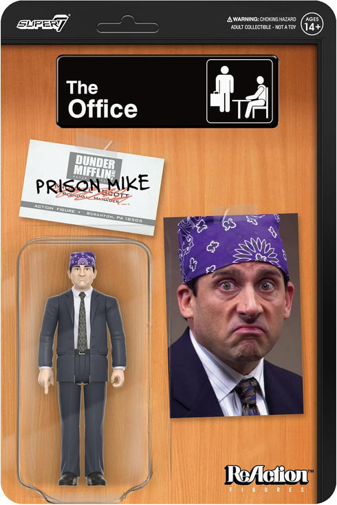 Super7 The Office Michael Scott (Prison Mike) - 3.75" The Office Action Figure Classic TV Show Collectibles...
