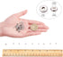 LiQunSweet 100 Pcs 304 Stainless Steel Flat Round Bead Spacers Metal Loose Disc Beads for DIY Bracelet Jewelry Making - 5x2mm...
