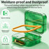 7 Compartment Travel Pill Box, Pill Organizer Moisture Proof Mini Pill Case, Small Pill Box for Pocket Purse, Daily Portable Medicine Vitamin Box,...