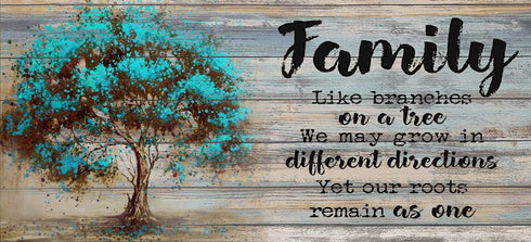 Peeua Diamond Painting Kits for Adults, Big Size Diamond Art Family Words and Tree, 5D DIY Full Drill Diamond Cancas Retro Craft for Living Room D...