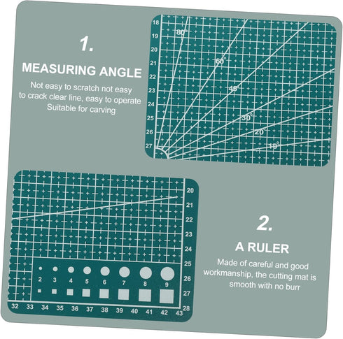 Quilting Cutting Mat - Self Healing Double Sided A3 Cutting Mat Rotary Cutting Sewing Board Fabric Leather Engraving Cutting Quilting Modeling Tab...