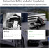 Car Dashboard Phone Holder, Non-Slip Double-Groove Auto Cell Phone Pad Mat with Number Plate, Universal Vehicle Phone Mount for All Smartphones, G...