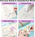 2 in 1 White Out Correction Tape and Double Sided Tape Roller, Cute Quick Dry Japan, with Permanent Adhesive Tape Runner,for School Office Instant...
