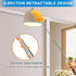 12 Pcs Extendable Microfiber Duster Kit, 2 Extendable Handles Up to 30 Inches, 10 Replaceable Dual-Sided Microfiber Dusters, More Efficient and Du...