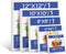 FUMILE Stretched Canvas, Canvases for Painting Multi 5 Pack 4x4,6x6,8x8,10x10,12x12(1 of Each), Cotton Primed Acid Free Blank Canvases for Paintin...