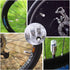 LED Tire Lights for Car 4 Pack Trucks Valve Stem Caps Bike Golf Cart Firefly Wheel Lights Bicycle Motorcycle Tyre Spoke Lights Waterproof for Kids...