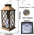 Solar Lantern Outdoor, Garden Hanging Lantern- PVC Waterproof 3 LED Flickering Flameless Candle Decorative Lights for Table,Outdoor,Party, 00-1, C...