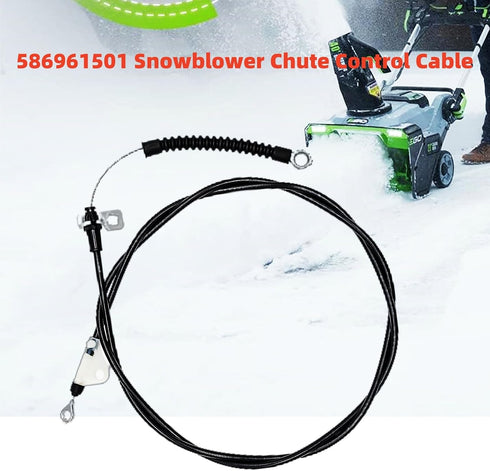 586961501 Chute Control Cable Reples for Husqvarna ST224 ST224P ST227P ST230P Snow Blowers...