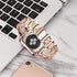 Light Apple Watch Band - Resin with Stainless Steel Luxury iWatch Band Compatible with Apple Watch Ultra Series 9 Series 8 Series 7 Series SE 6 5 ...