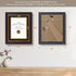 Golden State Art, 8x10 Document Frame for 6x8 Diploma/Certificate/Picture, Black Gold & Burgundy Color. Includes Double Mat, Real Glass (Black Ove...