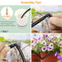Drip Irrigation Fittings Kit for 1/4" Tubing, 260 Pcs Drip Line Connectors for Drip Systems - 10 Nozzles,10 Nozzle Tees,25 Single barbs,25 4-way C...