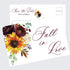 Moonrise Papery Fall Wedding Save the Date Cards, Set of 50 Save the Date Postcards, Fall Colors Save the Date Cards, Save the Date Wedding Invita...