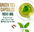 Green Tea Extract Capsules 1000mg with EGCG - 98% Standardized Polyphenols for Heart Support with Antioxidants - 3X Absorption Green Tea Pills for...