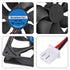 2Pcs DC 12V 12025 Cooling Fan 120x120x25mm 12cm 120mm Computer Case Fan DC 12V Cooling Fan for Fan Server Chassis Power Inverter PC Cooling Fan 2P...