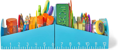 hand2mind Junior Flexible Desk Organizer, Desk Top Organizer, Modular Desk Organizer, Desk Organizers and Accessories, Teacher Supplies, Pencil Ho...