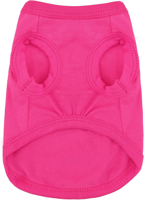 Expressive Cotton Dog Apparel: Soft, Lightweight Puppy Shirt Vest for Small and Medium Dogs, Featuring The Playful 'Cute but Psycho' Slogan Print ...