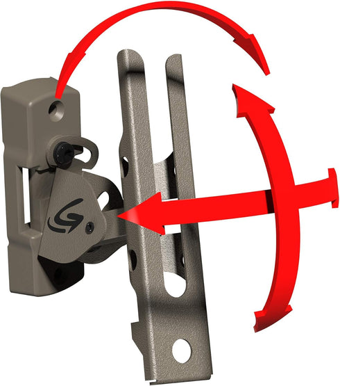 Cuddeback Genius Pan Tilt Lock Mount includes Universal Adapter and Mounting Screws...
