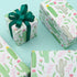 Cactus Wrapping Paper for Women Men, Green Cacti with Pink Yellow Flowers Tropical Gift Wrap Paper, 19.7x27.5 Inch Folded Flat Green Plant Art Pap...