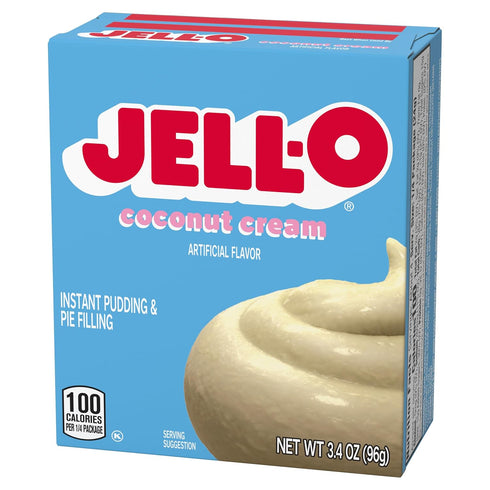 Jell-O Instant Coconut Cream Pudding & Pie Filling (3.4 oz Boxes, Pack of 6)...