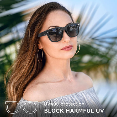 Lightweight TR90 Polarized Fit Over Sunglasses to Wear Over Your Prescription/Reading/Regular Glasses IF1010...