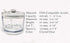 Heavy-Duty Acrylic Jam Jar Sugar Salt Spice Pepper Seasoning Condiment Bowl Box Storage Pot with Spoon and Lid Crystal Clear...