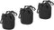 PATIKIL Camera Lens Bag, 3 Pcs 3.1" ID x 3.9" H Drawstring Lens Pouch with Thick Protective Neoprene, Lens Case for DSLR Camera Lens, Water Coffee...