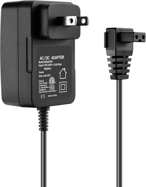 2-Prong 12.6V 1A AC/DC Adapter Compatible with AIPER Smart Seagull 600 HJ1102 Cordless Automatic Robotic Pool Vacuum Cleaner 2600mAh Lithium Ion B...