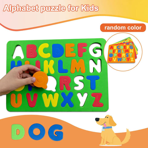Magnetic Alphabet Puzzle for Toddlers - Foam Alphabet Magnets Letters Fridge Refrigerator Preschool ABC Educational Learning Toys for Kids Boys Gi...