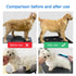 ROPO Dog comb Pet grooming comb Cat comb for removing matted fur Proper care prevents knots and mats in long and short-haired pets Non-slip comfor...