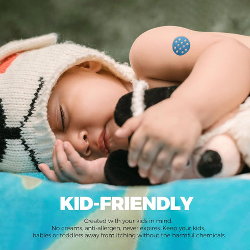Itch Relief Patches 54 Patches, Natural Bite Relief Stickers, Instant Effect, Reduces Itch & Swell, Kid Friendly (3 Color)...