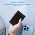 YURU Minimalist Business Card Holder, RFID Blocking Wallet, Sheepskin Wallet with Magnetic Closure, Slim Credit Card Wallet, For Home, Office and ...