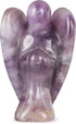 Artistone Amethyst Crystal Angel Statues and Figurines Carved Gem Pocket Purple Guardian Angel Healing Stone Gifts for Women or Home,Office Decor...