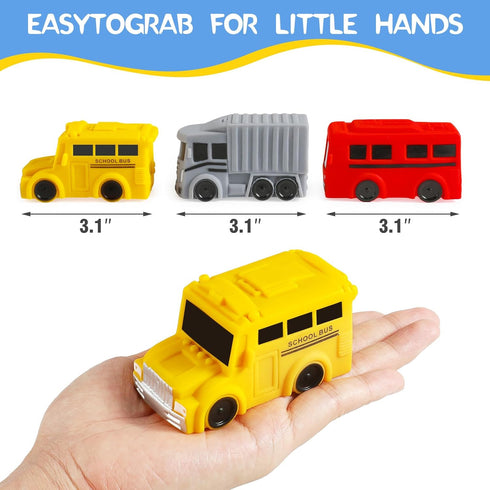Bath Toys - Car Bath Toys Mold Free Bath Toys for Infants Toddlers,No Hole Bath Toys for Baby Toddlers,Bathtub Tub Water Pool Shower Toys for 1-6 ...