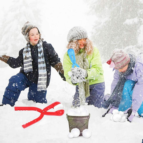 2 Pieces Snowball Maker,Large Winter Snowball Maker Clip, Duck and Snowball Shaped Snow Toys for Kids Outdoor Winter Play Snow Toys (Random Color)...