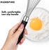 12-Inch Wire Whisk Stainless Steel, Balloon Whisks for Cooking, Wisk Wisking Tool With Soft Silicone Handle, Thick Durable Whisker for Blending, B...