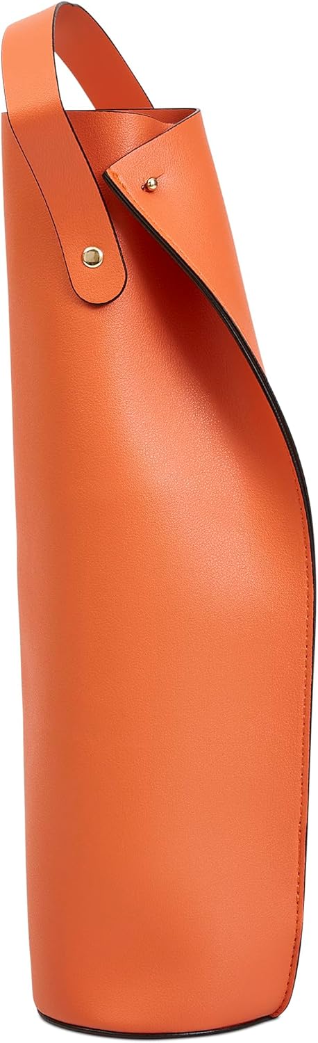LEVARE Premium Wine Tote Carrier - Elegant, Double-Layered & Durable, Safe Transport of 750ML Wine & Champagne Bottles - Sophisticated and Practic...