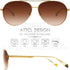 ATTCL Men's Fashion Driving Polarized Sunglasses UV Protection Metal Frame...