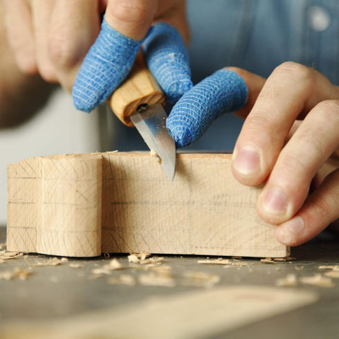 BeaverCraft Cut Resistant Tape Adherent Wrap Tape No-Cut Tape for Wood Carving and Whittling NCT6 6pcs...