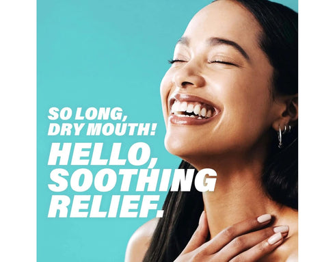 ACT Dry Mouth Moisturizing Gum, Soothing Mint, Sugar Free, 20 Count (Pack of 2)...