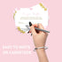 Paper Clever Party Pink and Gold Diaper Raffle Tickets - 25 Pack - Fun Baby Shower Game for Girls - Raffle Invitation Insert Cards for Prizes...