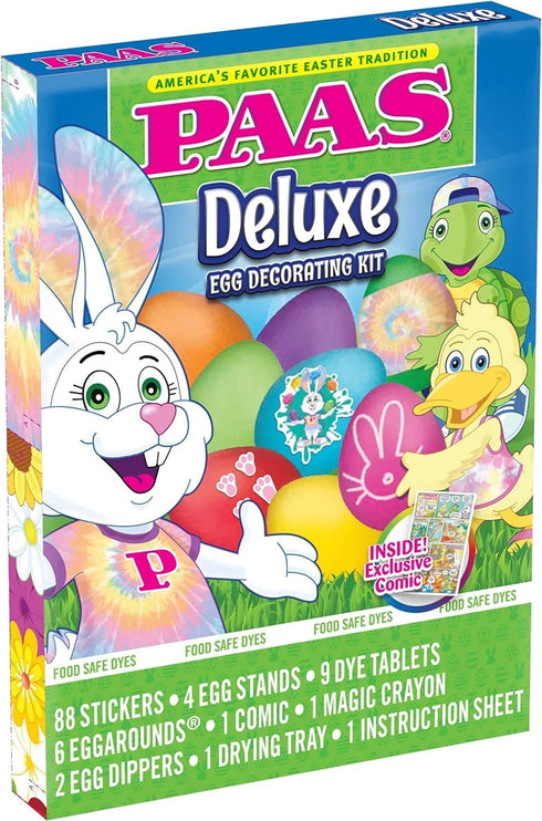 PAAS Deluxe Easter Egg Decorating Kit - America's Favorite Easter Tradition...