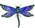 HONGLAND Metal Dragonfly Decor, Dragonfly Outdoor Wall Decor, Metal Wall Art, Dragonfly Ornaments Wall Sculptures Gifts Hanging Decorations for Ga...
