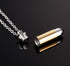 Lot of 3 Stainless Steel Memorial Cremation Ash Urn Vial Tube Bullet Pendant Keepsake Necklaces, 3 Colors Included...