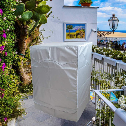 QLLY Washer/Dryer Cover for Front-loading Machine - Waterproof, Dustproof, Sun-Proof, W27"D33"H39"Suitable for most Washers/Dryers on US and Canad...