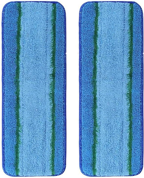 Upgraded Replacement Microfiber Mop Pads for Rubbermaid Commercial 18 Inch Mop 17 Inch Mop, Reusable Wet & Dry Commercial Cleaning Flat Mop System...